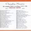 Claudia Muzio CD – Complete Pathé recordings11