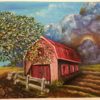 An American Barn – Acrylic 11×14 canvas panel