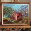 An American Barn – Acrylic 11×14 canvas panel3